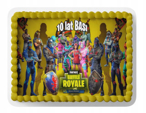 Opłatek Na Tort A3 24x24 Cm - Fortnite Wybór
