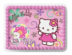 Opłatek Na Tort A3 24x24 Cm - Hello Kitty Wybór