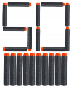 Strzałki zamiennik do Hasbro Nerf czarne 50 szt