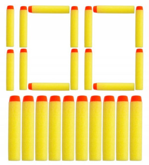 Strzałki zamiennik Hasbro Nerf 100 sztuk żółte