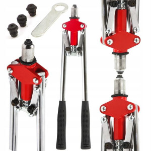 Nitownica Dźwigniowa Ręczna Nożycowa 420mm 2,4-4,8
