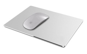 Aluminiowa podkładka pod mysz komputerową PC do Apple Magic Mouse Srebrny