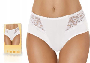 Figi pełne GABIDAR 70 BAWEŁNA , BIAŁE , XL