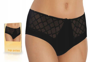 Figi pełne GABIDAR 77 BAWEŁNA , CZARNE , XL