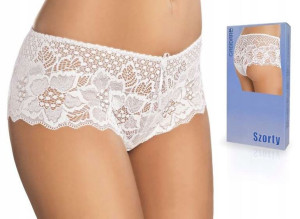 Szorty damskie GABIDAR 147 BAWEŁNA , BIAŁE , S