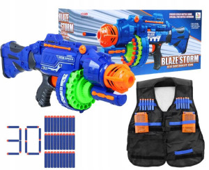 Zestaw Blaze Storm ZMI.ZC7051 Nerf + zam. strzałki x30 + kamizelka