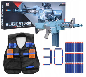 Zestaw Blaze Storm ZMI.ZC7078 Nerf +zam. strzałki x30 + kamizelka