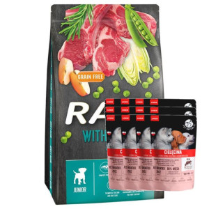 DOLINA NOTECI Rafi Junior karma sucha dla psa z jagnięciną 10kg + PetRepubl