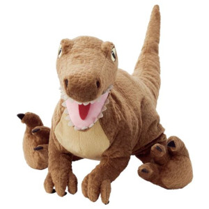 Pluszak dinozaur 44 cm Welociraptor Ikea