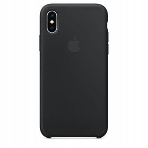 Silikonový kryt na Apple iPhone XS Max černá Black