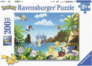 Puzzle POKEMON XXL 200 PIKACHU tradycyjne Pokemony