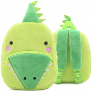 Dziecięcy Pluszowy Plecak 3D Dino Jaszczurka