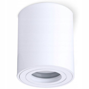 Łazienkowa lampa sufitowa SLP6702 biała tuba metalowa natynkowa