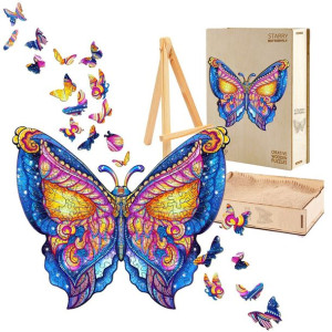 Drewniane Puzzle Dla Dorosłych Artnico Motyl L