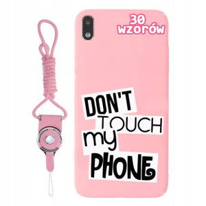 Etui różowe pink wzory Huawei Y5 2019