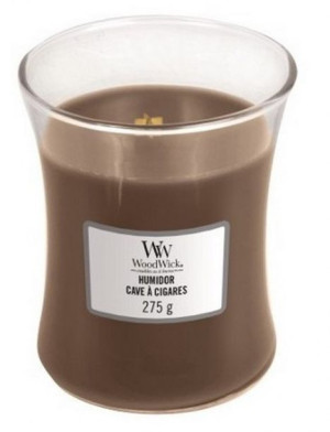 WoodWick Humidor świeca drewniany knot 275g