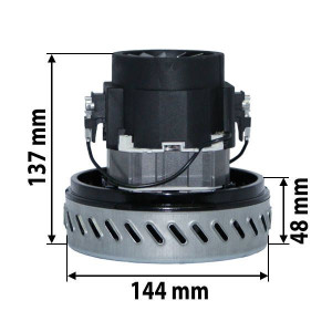 Turbina 1100 W 230V pojedyńcza 137x144x48 - Basic