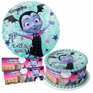 Zestaw Opłatek 25cm + Obwoluty - Vampirina + Grati