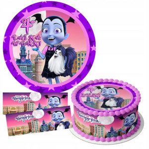 Zestaw Opłatek 25cm + Obwoluty - Vampirina + Grati