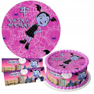 Zestaw Opłatek 25cm + Obwoluty - Vampirina + Grati