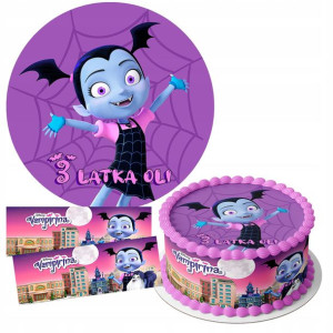Zestaw Opłatek 25cm + Obwoluty - Vampirina + Grati