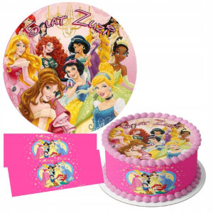 Zestaw Opłatek 25cm + Obwoluty - Disney Princess +