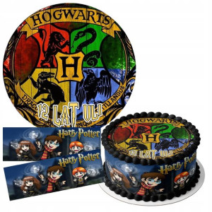 Zestaw Opłatek 23cm + Obwoluty - Harry Potter +g