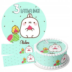 Zestaw Opłatek 22cm + Obwoluty - Molang + Gratis