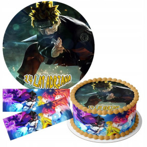 Zestaw Opłatek 22cm + Obwoluty - Naruto + Gratis
