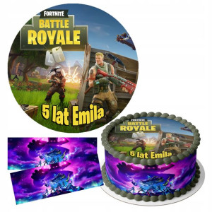 Zestaw Opłatek 19cm + Obwoluty - Fortnite +gratis!