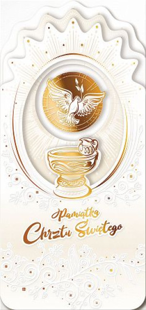 Kartka z okazji Chrztu z życzeniami DCH3