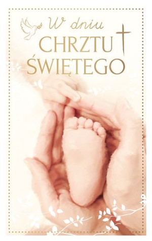 Pamiątka Chrztu Kartka z życzeniami CHM1