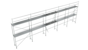 Rusztowanie Rusztowania Elewacyjne Drewno 96m2