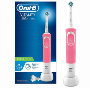 Szczoteczka Oral-B Vitality 100 Różowa akumulator D100.413.2