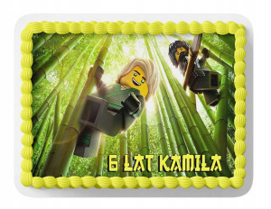 Opłatek Na Tort A4 20x29 - Lego Ninjago Wybór