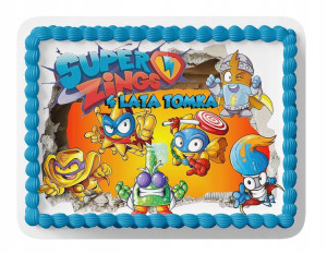 Opłatek Na Tort A4 20x29 - Super Zings Wybór