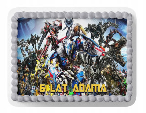 Opłatek Na Tort A4 20x29 - Transformers Wybór