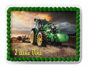 Opłatek Na Tort A4 20x29 - Traktor Farma Wybór
