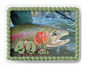 Opłatek Na Tort A4 20x29 - Dla Wędkarza Wybór