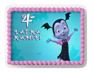 Opłatek Na Tort A4 20x20 Cm - Vampirina Wybór