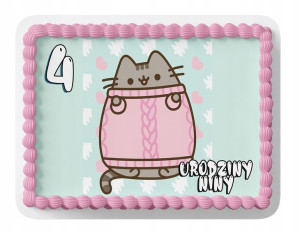 Opłatek Na Tort A4 20x20 Cm - Pusheen Wybór