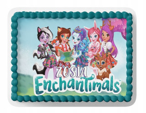 Opłatek Na Tort A4 20x20 Cm - Enchantimals Wybór