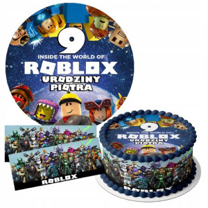 Zestaw Opłatek 29cm + Obwoluty - Roblox +gratis