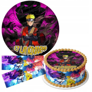 Zestaw Opłatek 27cm + Obwoluty - Naruto + Gratis