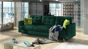 Kanapa Sofa Asgard Butelkowa Zieleń- Eltap