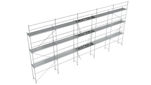 Rusztowanie Rusztowania Elewacyjne Drewno 126m2