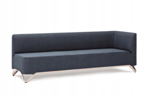 Sofa SoftBox 3L stelaż aluminium polerowane-PROFIM