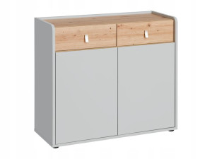 Komoda Młodzieżowa Vivero Sb1 Perla Gray/dąb-asm