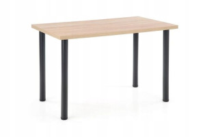 MODEX 2 120 stół kolor blat - dąb sonoma, nogi - czarny (2p=1szt)