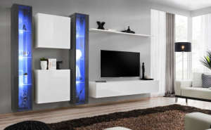 Switch Xvi Meblościankagrafit/biały Led-asm